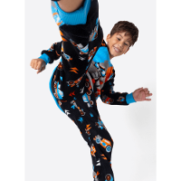 Pijama Manga Longa Soft Menino Gorila Racing - 3