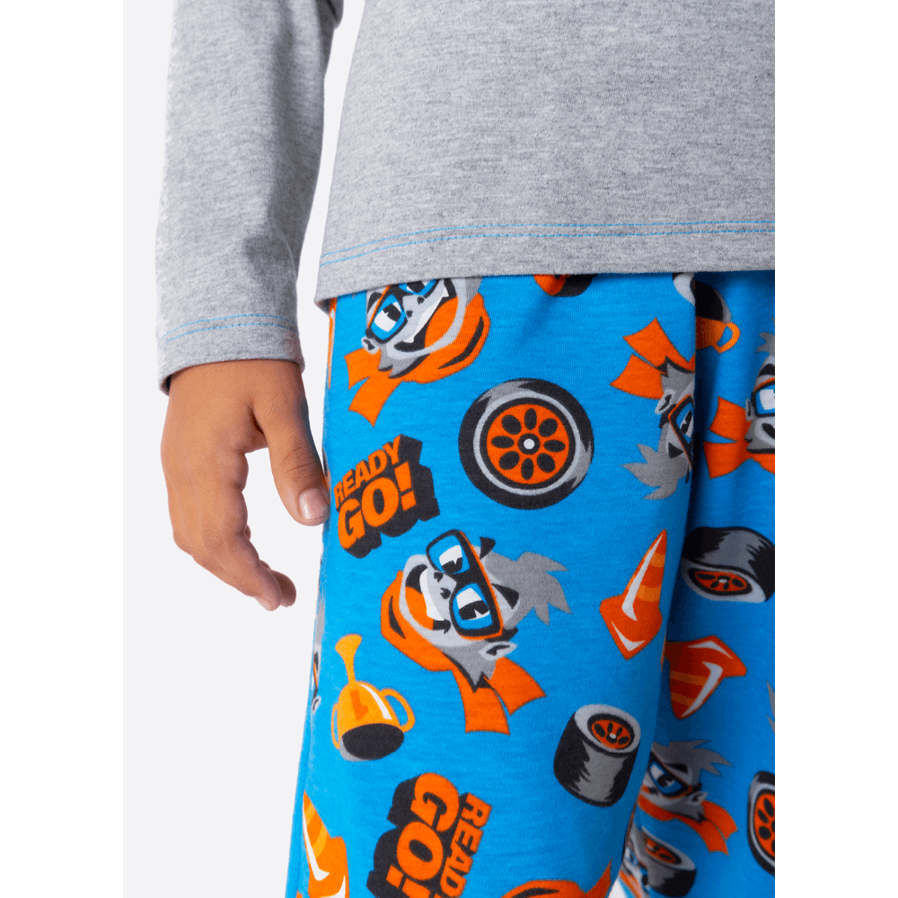Pijama Manga Longa Menino Gorila Racing - 4