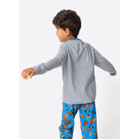 Pijama Manga Longa Menino Gorila Racing - 3