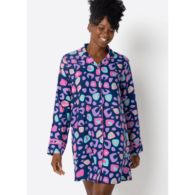 Camisola Manga Longa Viscose Feminina Onça