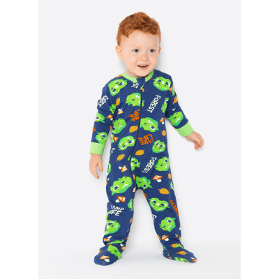 Macacão Manga Longa Bebê Menino Dragão Camping