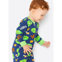 Macacão Manga Longa Bebê Menino Dragão Camping - 2