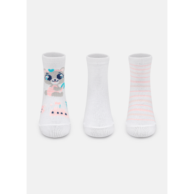 Kit com 3 meias Bebê Praia