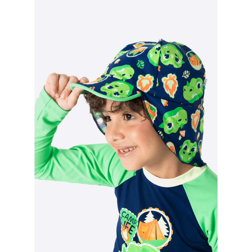 Chapéu com Proteção Solar Menino Dragão Camping - 1