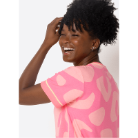 Camisola Manga Curta Viscolycra Feminina Onça - 2