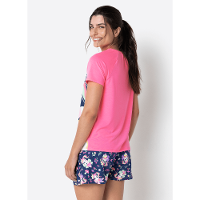 Pijama Manga Curta Feminino Estampado Unicórnio Encantado - 5