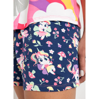 Pijama Manga Curta Feminino Estampado Unicórnio Encantado - 7