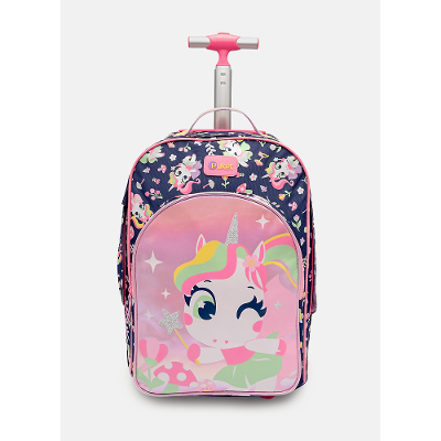 Mochila com Rodinha Grande Unicórnio Encantado
