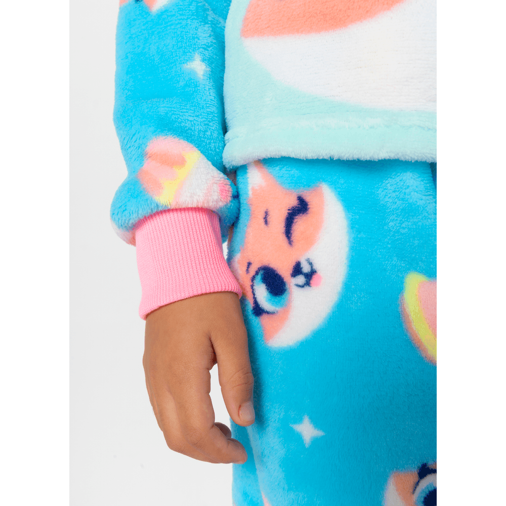 Pijama Manga Longa Soft Menina Raposa Confeiteira - 3