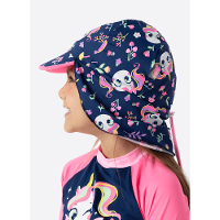 Chapéu Com Proteção Solar Menina Unicórnio Encantado - 3