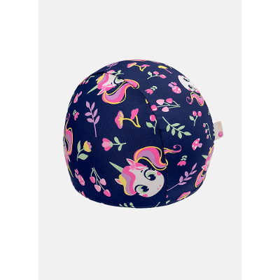 Touca de Natação Com Proteção Solar Menina Unicórnio Encantado