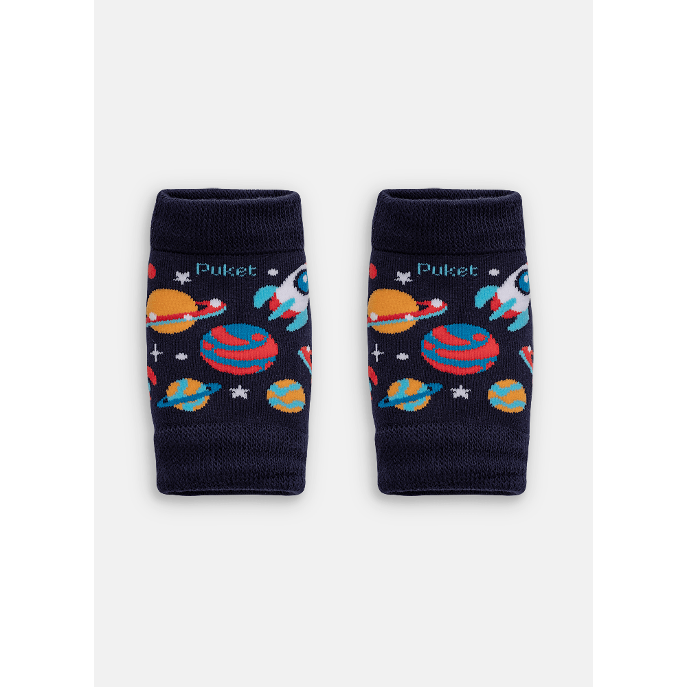 Joelheira Antiderrapante Bebê Menino Espaço - 2