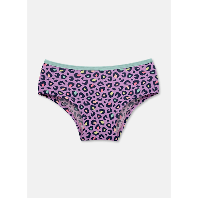 Calcinha Caleçon Microfibra Menina Teen Onça