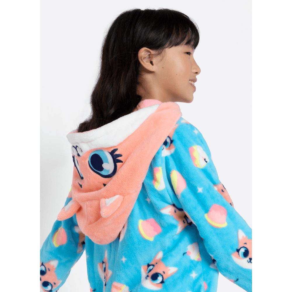 Macacão Manga Longa Soft Menina Teen Raposa Confeiteira - 4