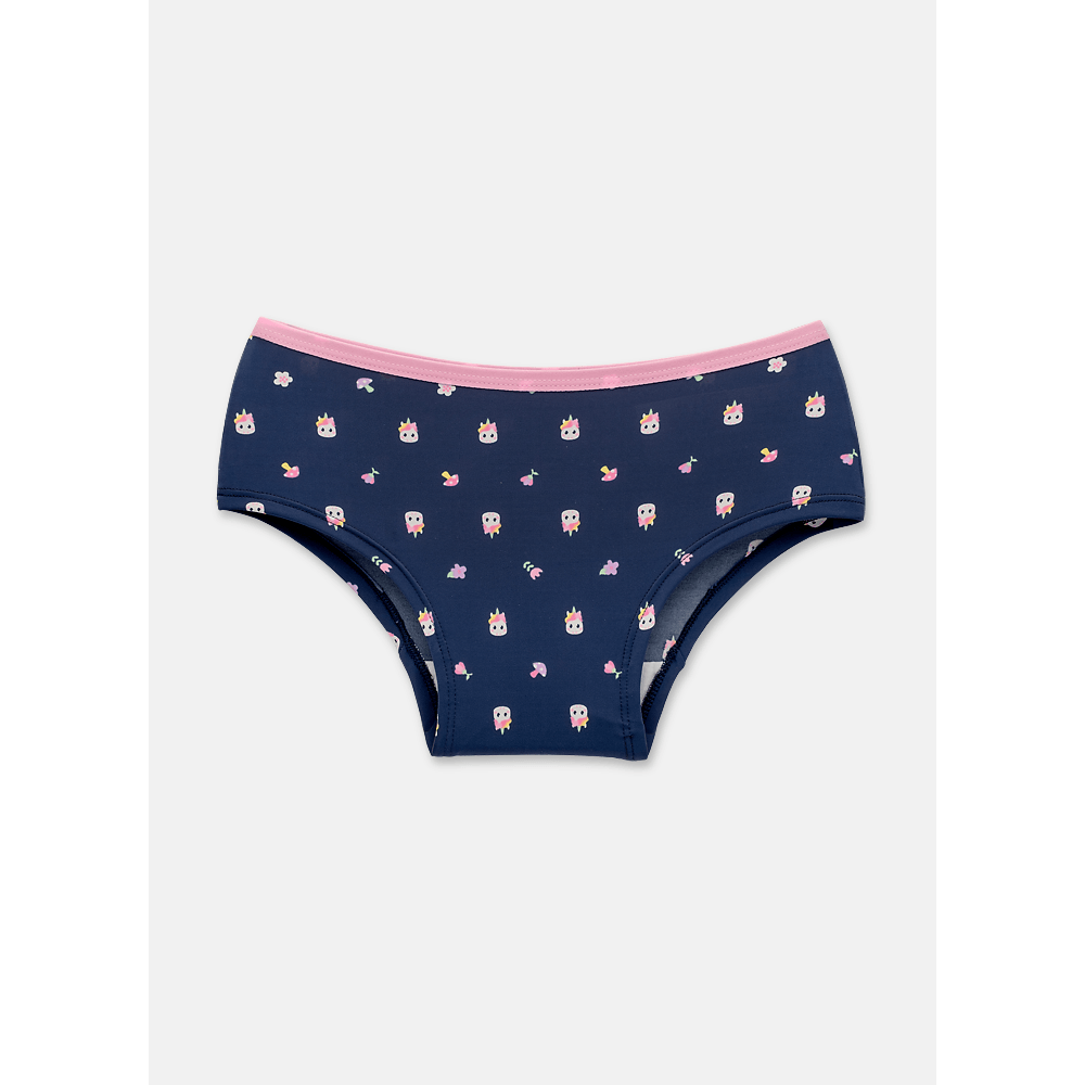 Calcinha Caleçon Microfibra Menina Teen Unicórnio Encantado - 1