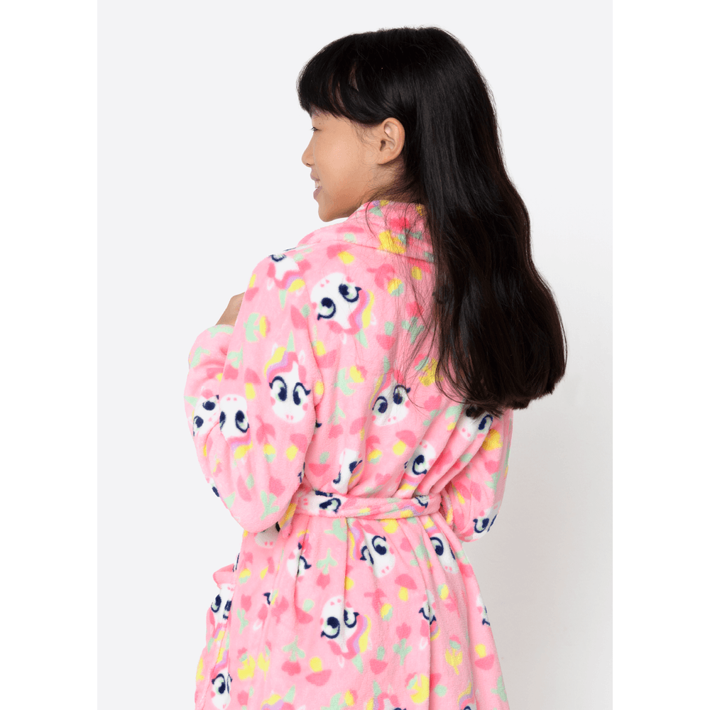 Roupão Manga Longa Soft Menina Teen Unicórnio Encantado - 3