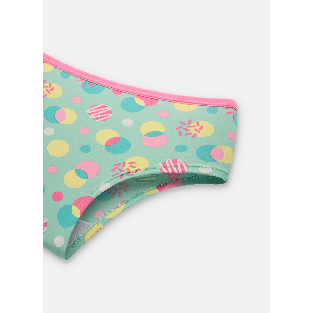 Calcinha Caleçon Microfibra Menina Teen Vaca Chocolate - 3