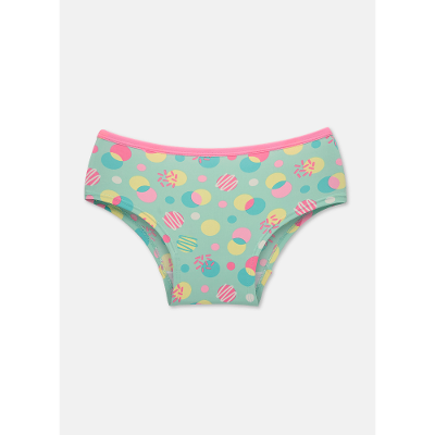 Calcinha Caleçon Microfibra Menina Teen Vaca Chocolate