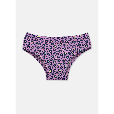 Calcinha Boneca Microfibra Menina Teen Onça