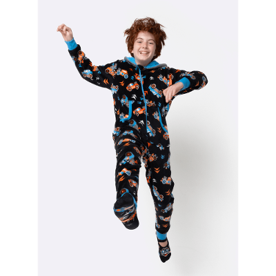 Macacão Manga Longa Soft Menino Teen Gorila Racing