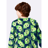 Pijama Manga Longa Soft Menino Teen Dragão Camping - 4