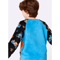 Pijama Manga Longa Soft Menino Teen Gorila Racing - 4