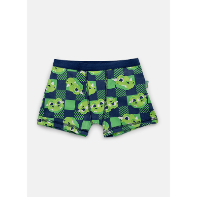 Cueca Boxer Algodão Menino Dragão Camping
