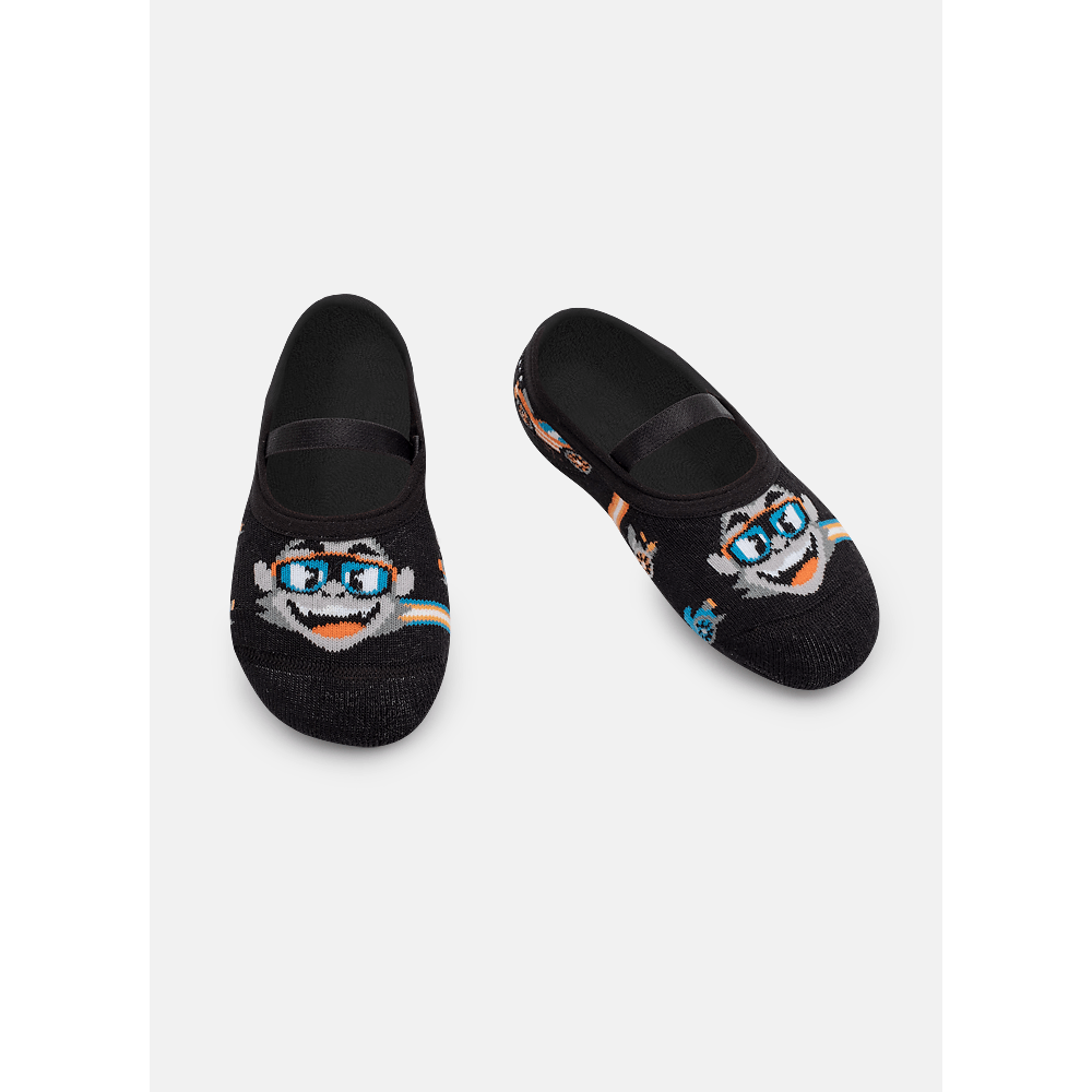 Meia Sapatilha Antiderrapante Bebê Menino Gorila Racing - 1