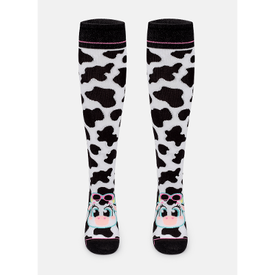 Meia Cano 3/4 Feminina Vaca