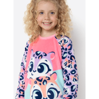 Pijama Manga Longa Soft Menina Onça - 2