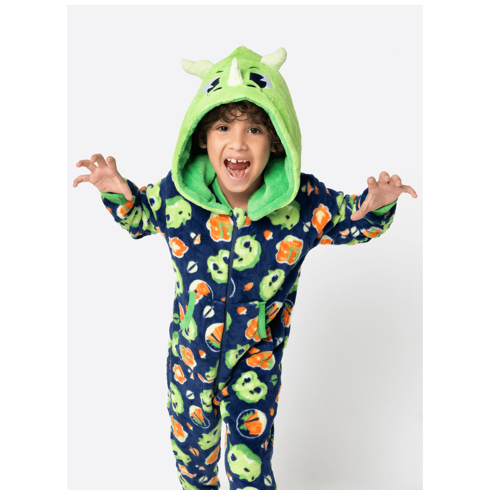 Macacão Manga Longa Soft Menino Dragão Camping - 1