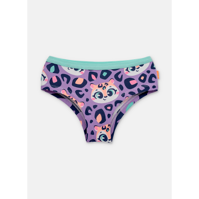 Calcinha Caleçon Menina Onça