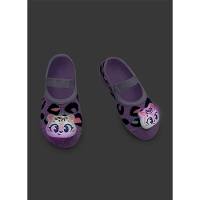 Meia Sapatilha Antiderrapante Bebê Menina Aplique com LED Onça - 3