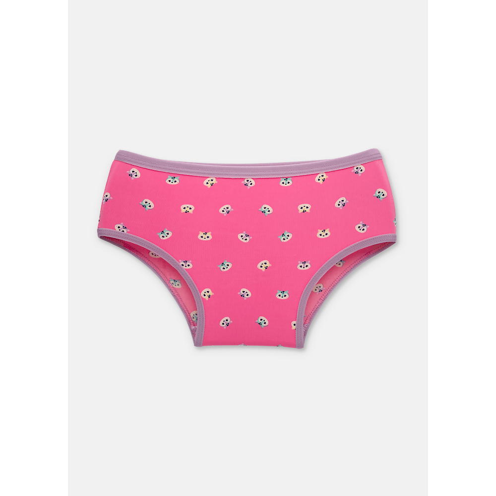 Calcinha Boneca Microfibra Menina Teen Onça - 1