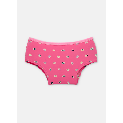 Calcinha Caleçon Microfibra Menina Teen Onça