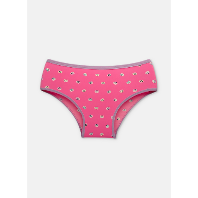 Calcinha Boneca Microfibra Feminina Onça