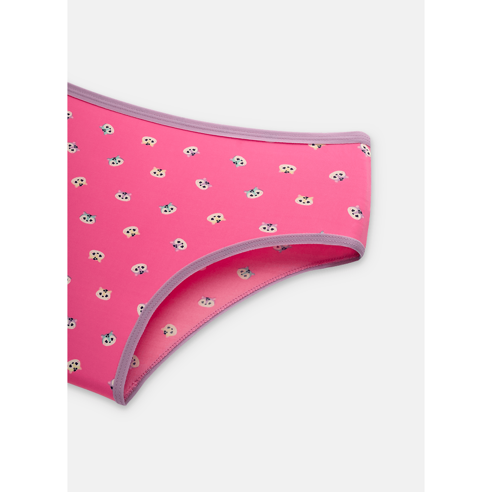 Calcinha Boneca Microfibra Feminina Onça - 3