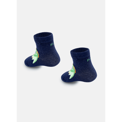 Meia Soquete Bebê Menino Dragão Camping