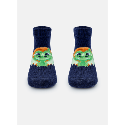 Meia Soquete Bebê Menino Dragão Camping