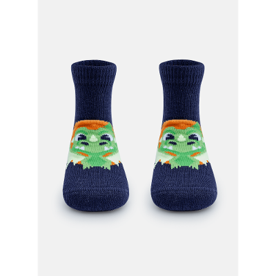 Meia Soquete Bebê Menino Dragão Camping