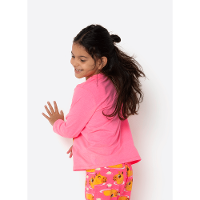 Pijama Manga Longa Algodão Menina Capivara Vibes - 4