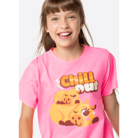 Pijama Manga Curta Menina Teen Capivara Vibes - 2