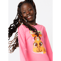 Pijama Manga Longa Algodão Menina Teen Capivara Vibes - 2