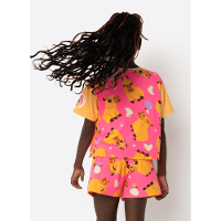 Pijama Manga Curta Viscolycra Menina Teen Capivara Vibes - 3