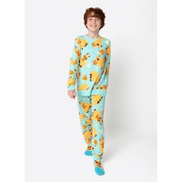 Pijama Manga Longa Ultra Visco Unissex Teen Capivara Vibes - 2