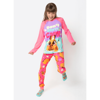 Pijama Manga Longa Viscolycra Menina Teen Capivara Vibes - 1