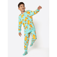 Pijama Manga Longa Ultra Visco Unissex Kids Capivara Vibes - 2