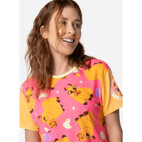 Pijama Manga Curta Viscolycra Feminino Capivara Vibes - 2