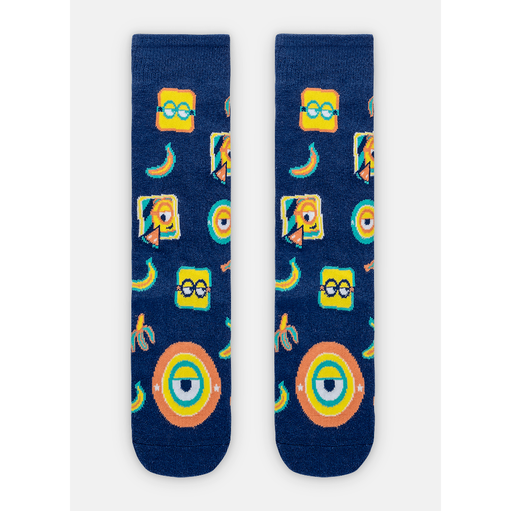 Meia Cano 3/4 Unissex Kids Minions - 2