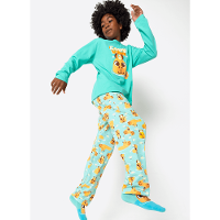 Pijama Manga Longa Algodão Menino Teen Capivara Vibes - 1